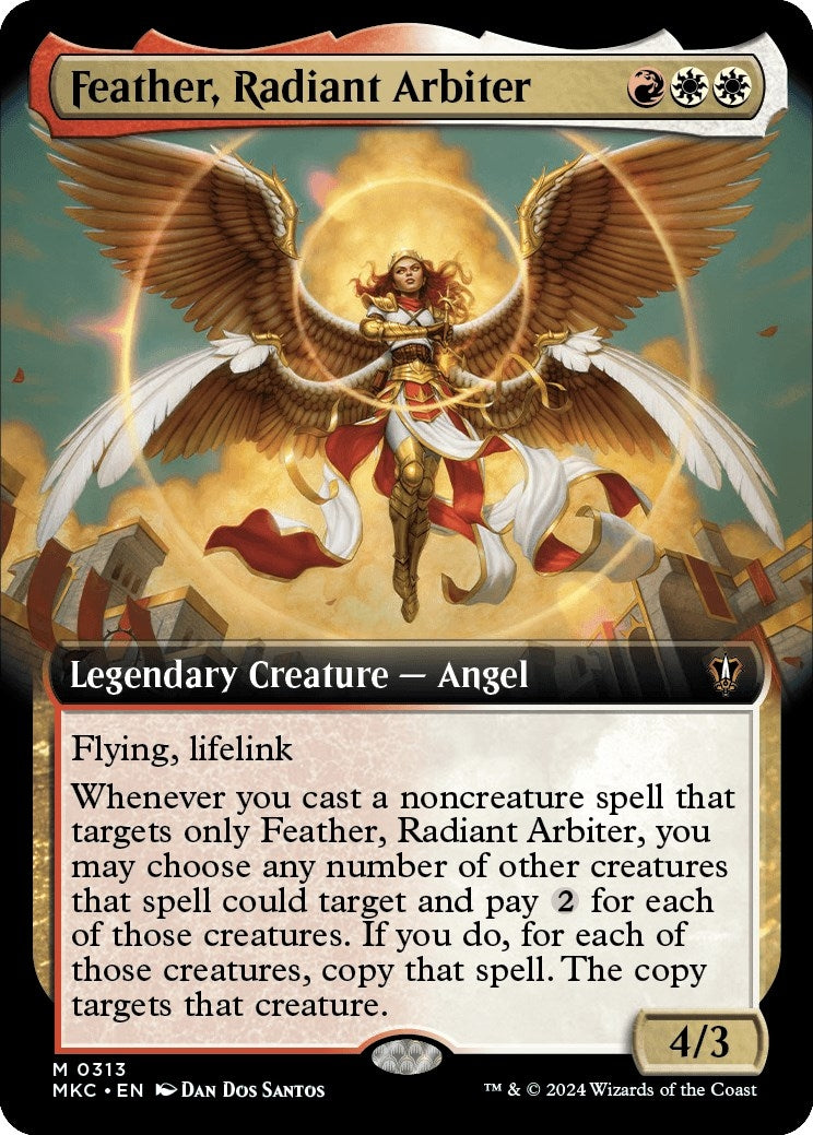 Feather Radiant Arbiter Extended Art (313) [MKC]
