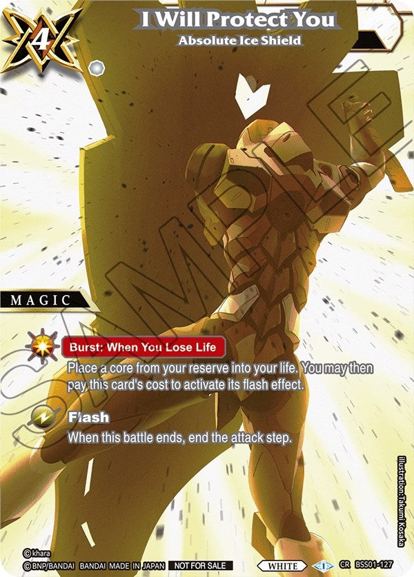 I Will Protect You Absolute Ice Shield (BSS01-127) [BSSP]