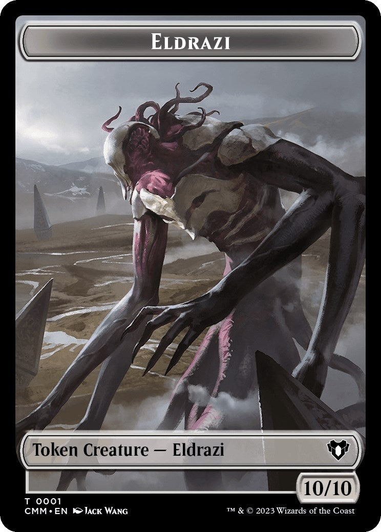 Eldrazi Knight Double Sided Token (1 // 7) [CMM]
