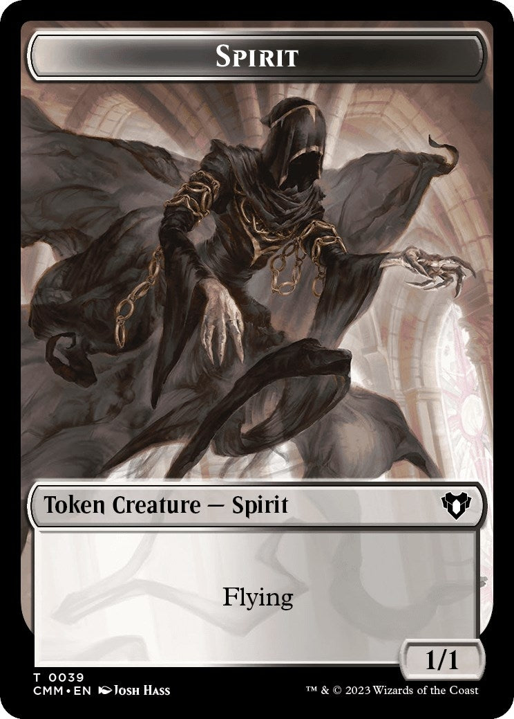 Spirit 0039 Bird Illusion Double Sided Token (39 // 11) [CMM]