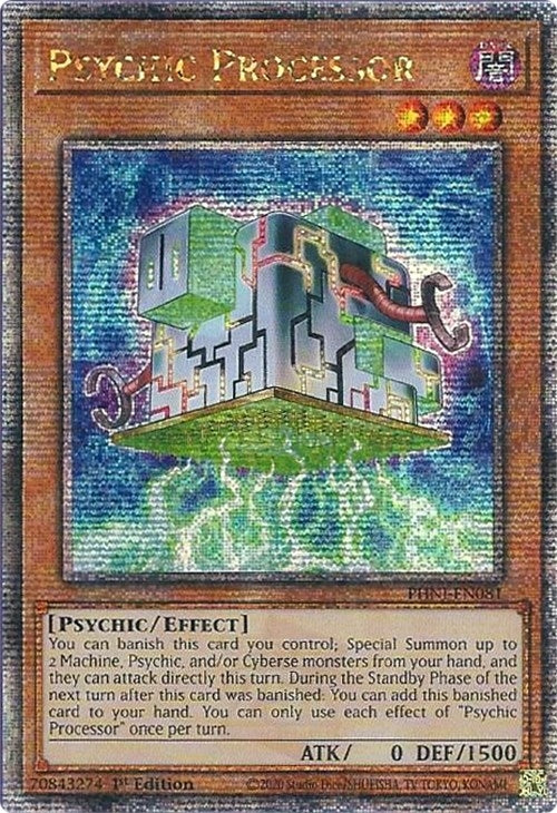 Psychic Processor Quarter Century Secret Rare (PHNI-EN081) [PHNI]