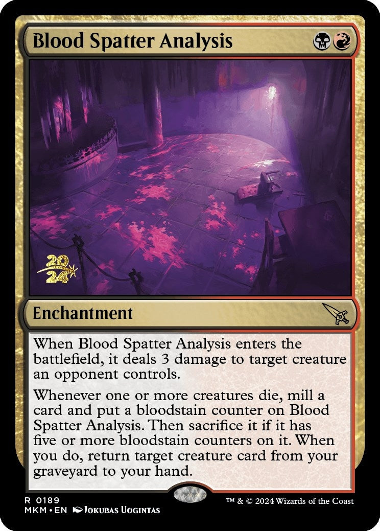 Blood Spatter Analysis (189) [PRE]