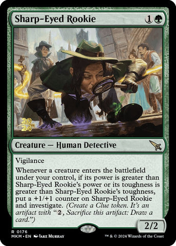 Sharp-Eyed Rookie [Murders at Karlov Manor Prerelease Promos]