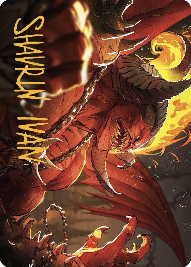 Rakdos Patron of Chaos Art Card 45 49 Gold Stamped Signature (45) [ASMKM]