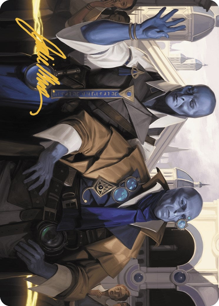 Hotshot Investigators Art Card Gold Stamped Signature (5) [ASMKM]
