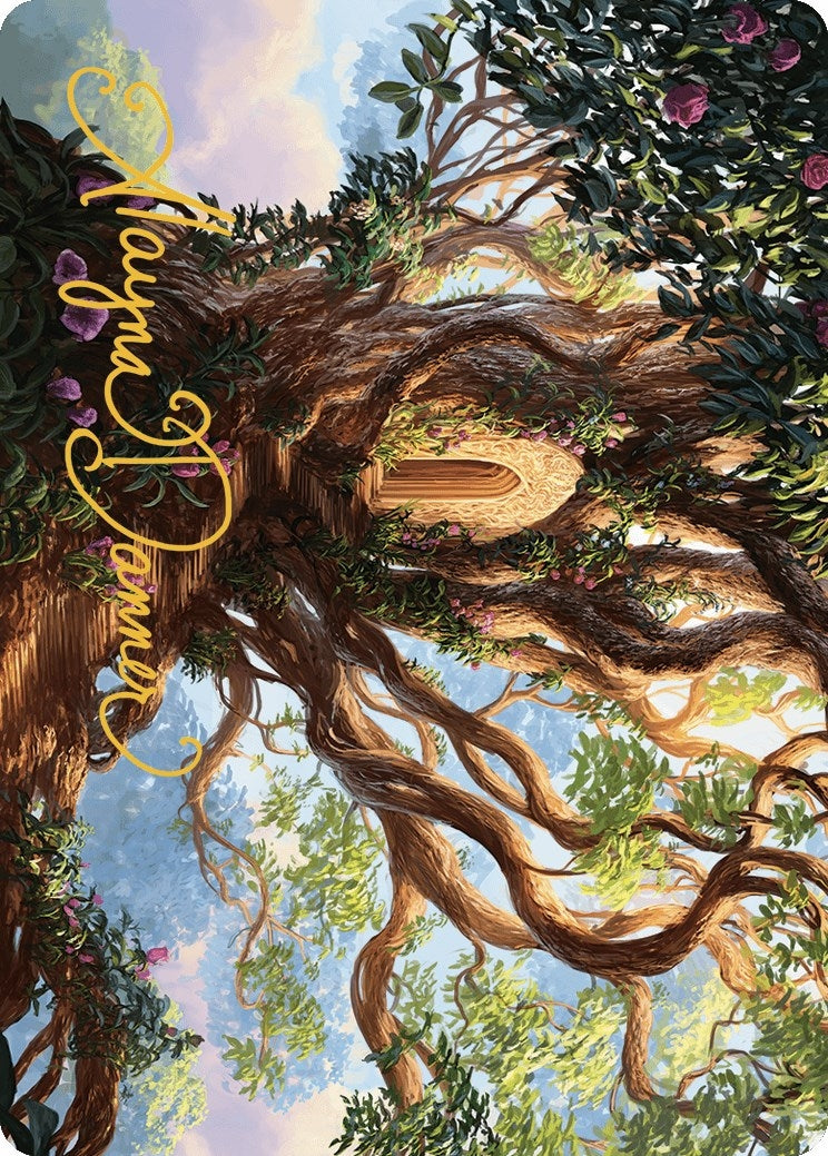 Branch of Vitu Ghazi Art Card Gold Stamped Signature (25) [ASMKM]
