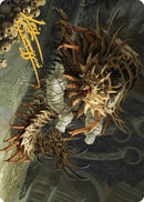 Rot Farm Mortipede Art Card Gold Stamped Signature (10) [ASMKM]