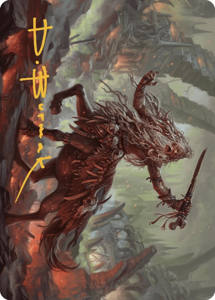 Yarus Roar of the Old Gods Art Card 24 49 Gold Stamped Signature (24) [ASMKM]