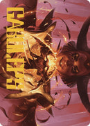 Convenient Target Art Card Gold Stamped Signature (11) [ASMKM]