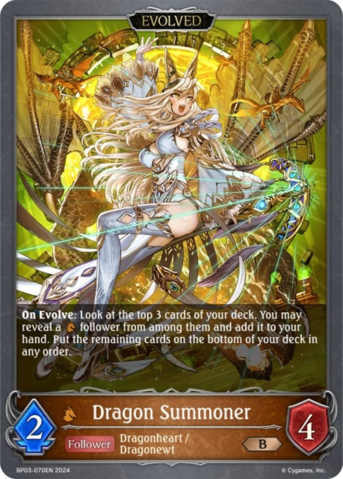 Dragon Summoner Evolved (BP03-070EN) [BP03]