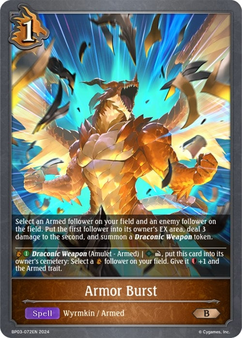 Armor Burst (BP03-072EN) [BP03]