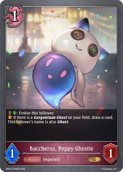 Baccherus Peppy Ghostie (BP03-078EN) [BP03]