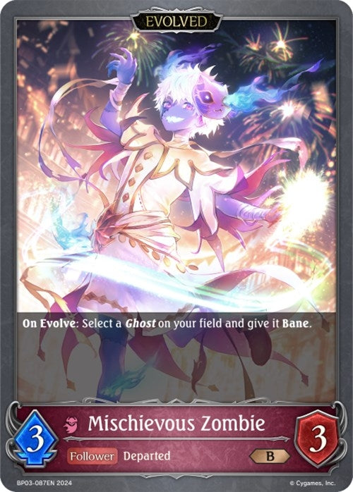mischievous zombie evolved (BP03-087EN) [BP03]