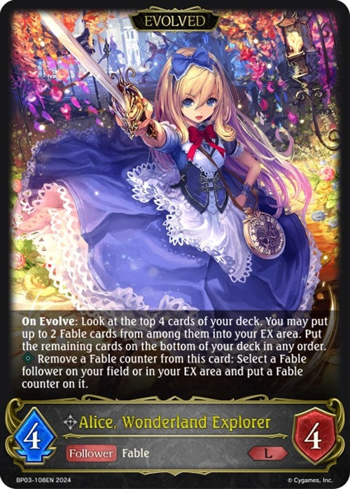 Alice Wonderland Explorer Evolved (BP03-108EN) [BP03]