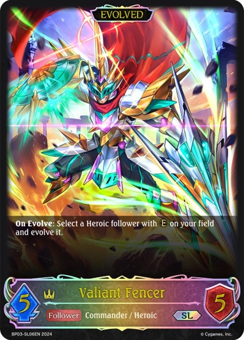 Valiant Fencer Evolved SL (BP03-SL06EN) [BP03]