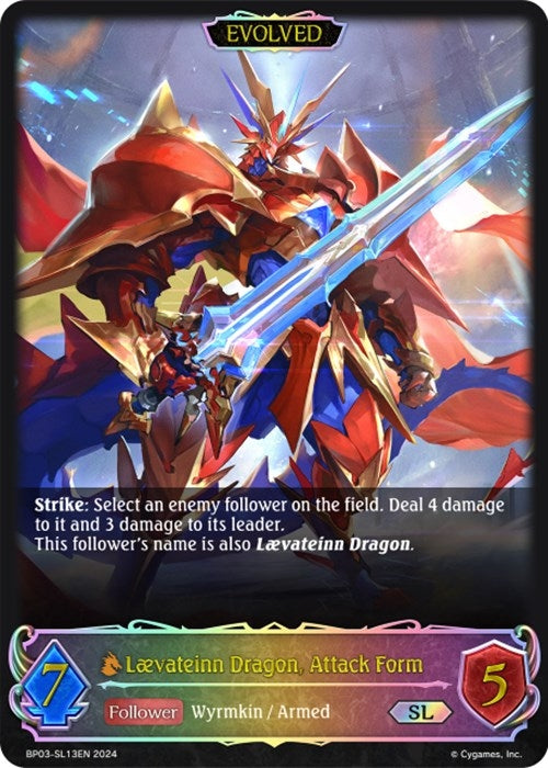Laevateinn Dragon Attack Form Evolved SL (BP03-SL13EN) [BP03]