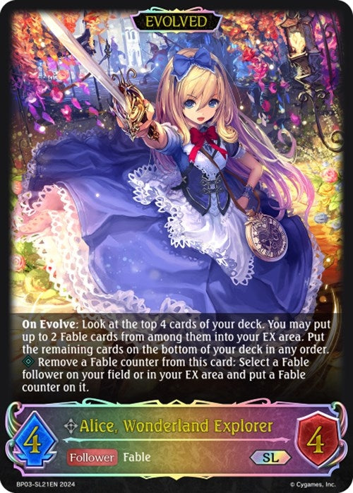 alice wonderland explorer evolved sl (BP03-SL21EN) [BP03]