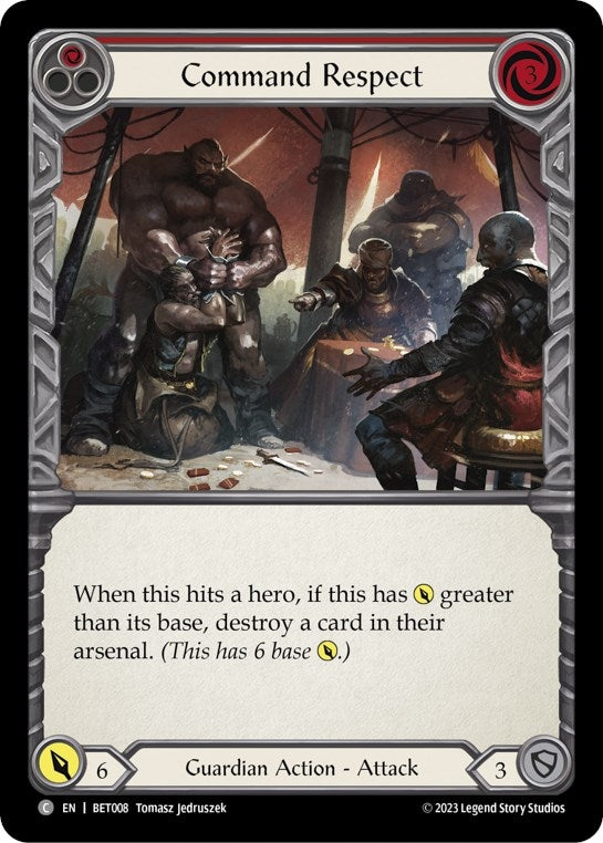 Image for Command Respect (Red) [Blitz Deck: Heavy Hitters - Betsy]