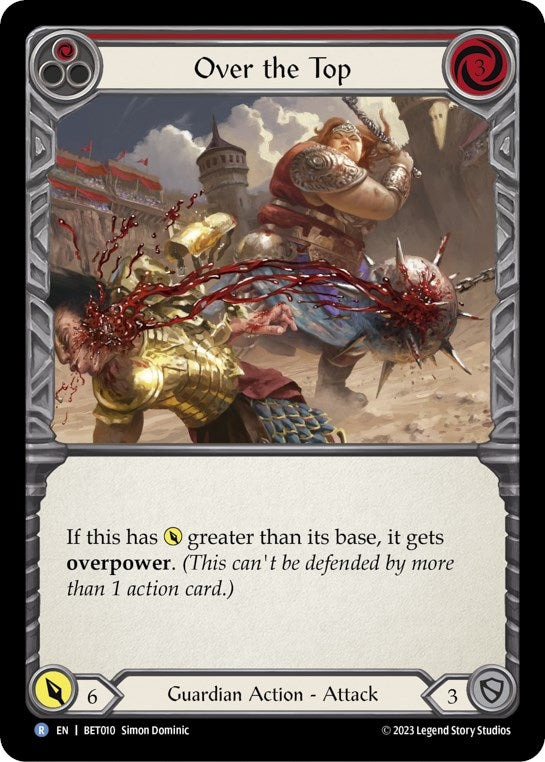 Image for Over the Top (Red) [Blitz Deck: Heavy Hitters - Betsy]