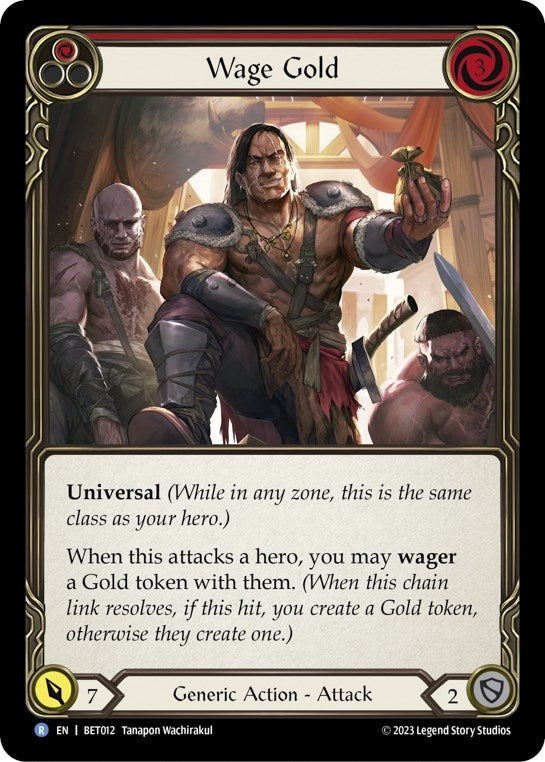 Image for Wage Gold (Red) [Blitz Deck: Heavy Hitters - Betsy]