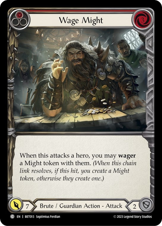 Image for Wage Might (Red) [Blitz Deck: Heavy Hitters - Betsy]