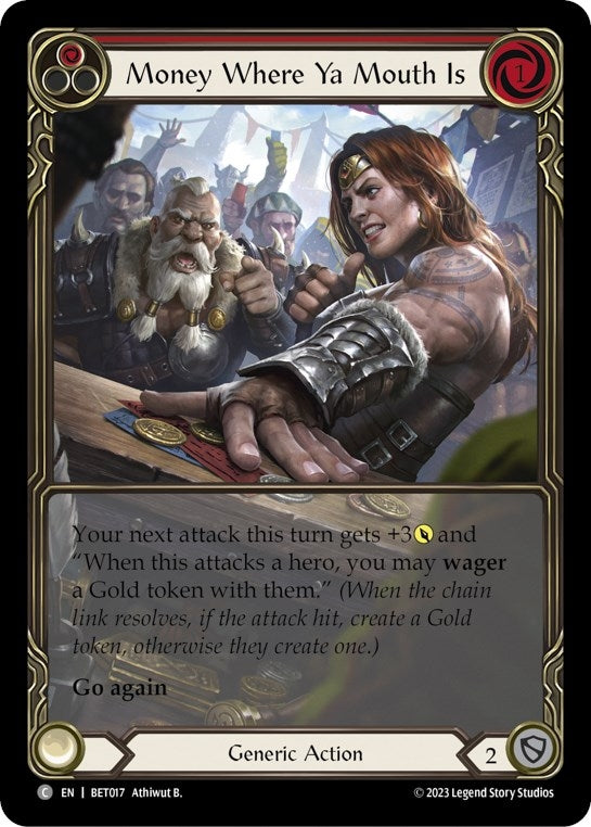 Image for Money Where Ya Mouth Is (Red) [Blitz Deck: Heavy Hitters - Betsy]