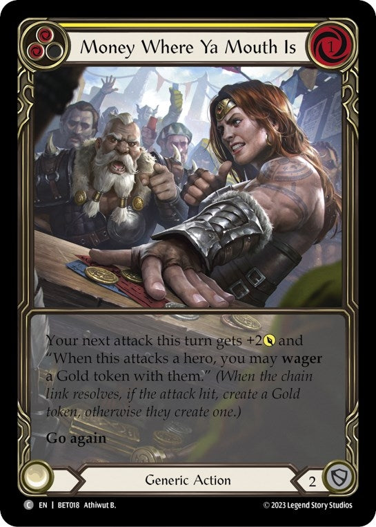 Image for Money Where Ya Mouth Is (Yellow) [Blitz Deck: Heavy Hitters - Betsy]