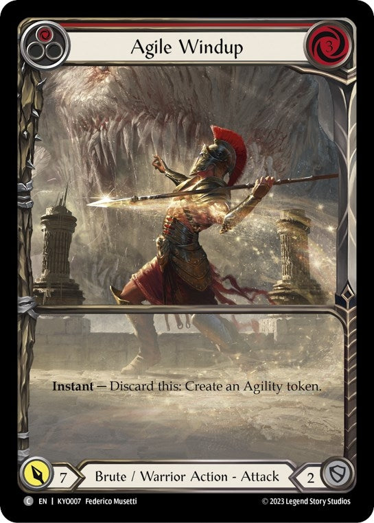 Image for Agile Windup (Red) [Blitz Deck: Heavy Hitters - Kayo]