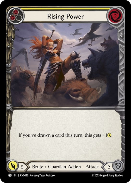 Image for Rising Power (Yellow) [Blitz Deck: Heavy Hitters - Kayo]