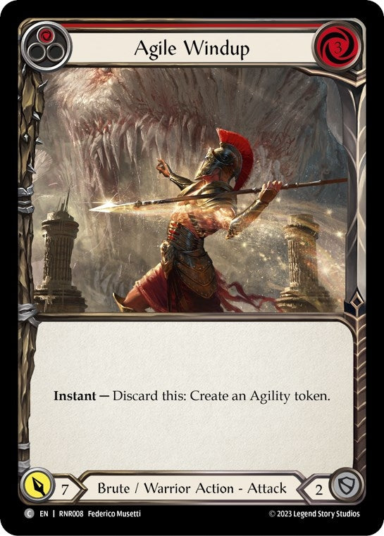 Image for Agile Windup (Red) [Blitz Deck: Heavy Hitters - Rhinar]