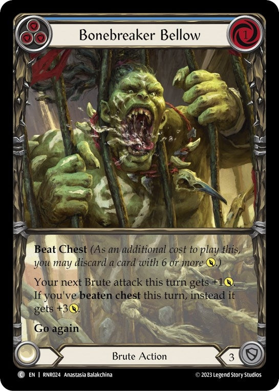 Image for Bonebreaker Bellow (Blue) [Blitz Deck: Heavy Hitters - Rhinar]