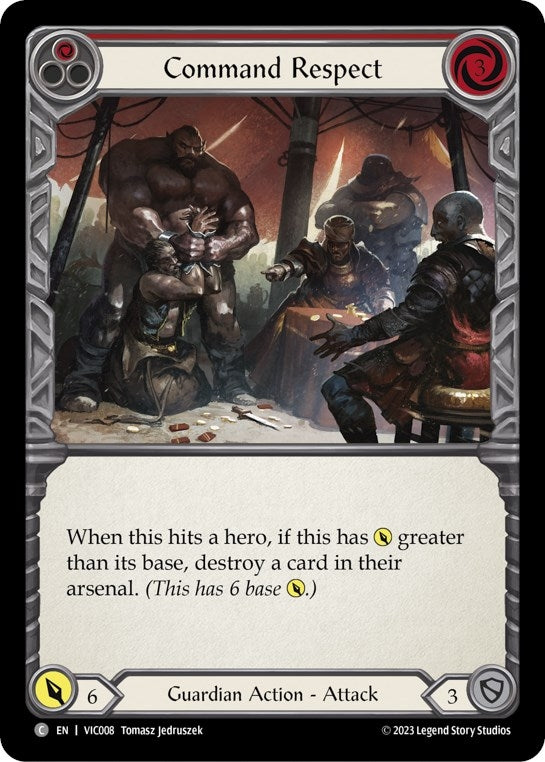 Image for Command Respect (Red) [Blitz Deck: Heavy Hitters - Victor]