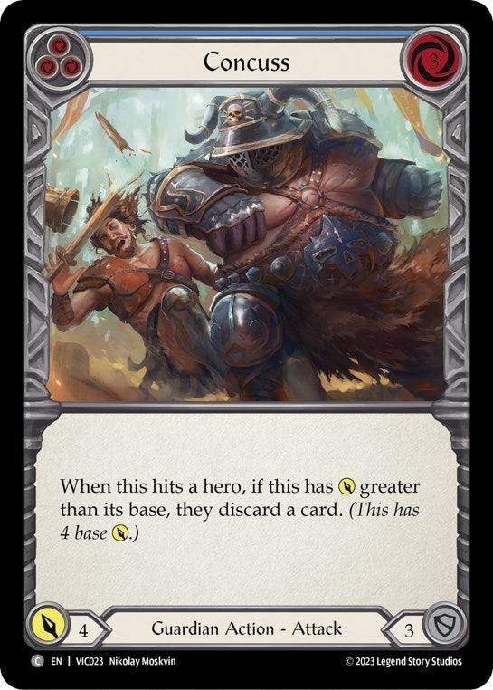 Image for Concuss (Blue) [Blitz Deck: Heavy Hitters - Victor]