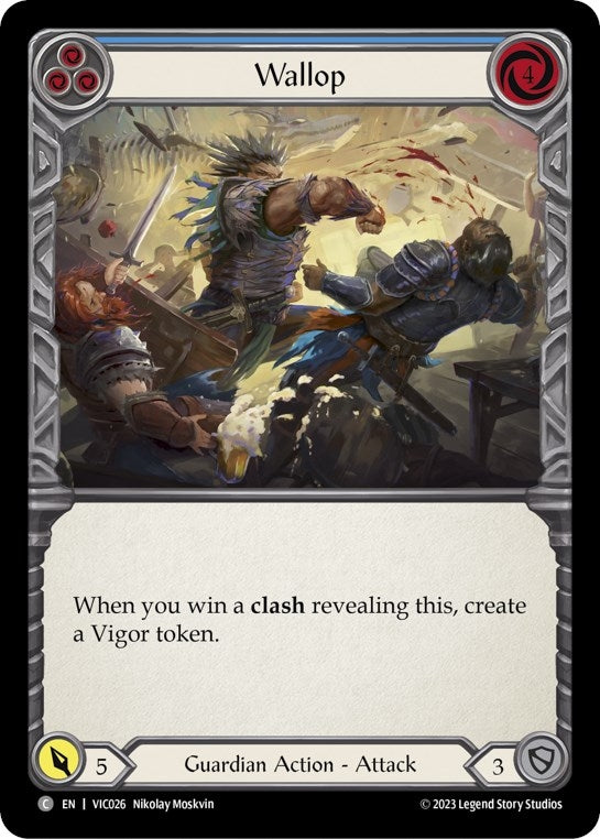 Image for Wallop (Blue) [Blitz Deck: Heavy Hitters - Victor]