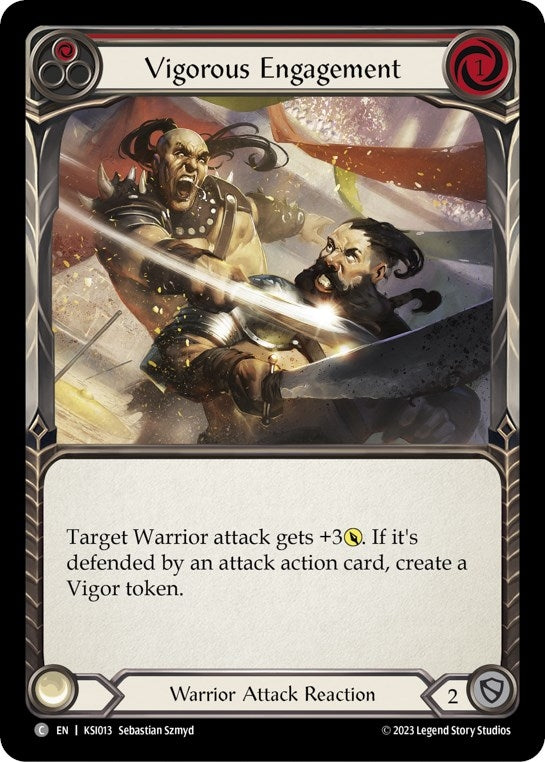 Image for Vigorous Engagement (Red) [Blitz Deck: Heavy Hitters - Kassai]