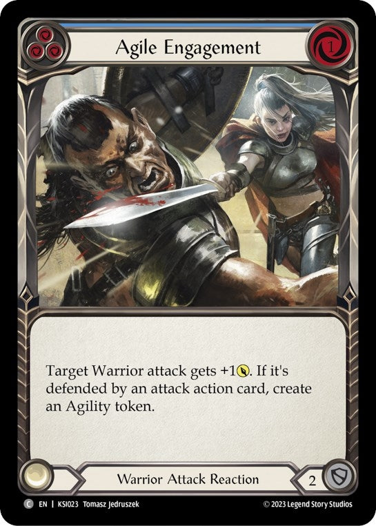 Image for Agile Engagement (Blue) [Blitz Deck: Heavy Hitters - Kassai]