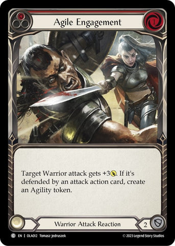 Image for Agile Engagement (Red) (OLA012) [Blitz Deck: Heavy Hitters - Olympia] - Flesh and Blood TCG