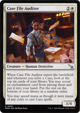 Case File Auditor (Black) [Murders at Karlov Manor]