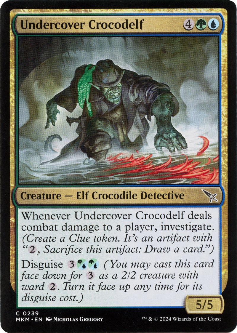 Undercover Crocodelf (Green) [Murders at Karlov Manor]