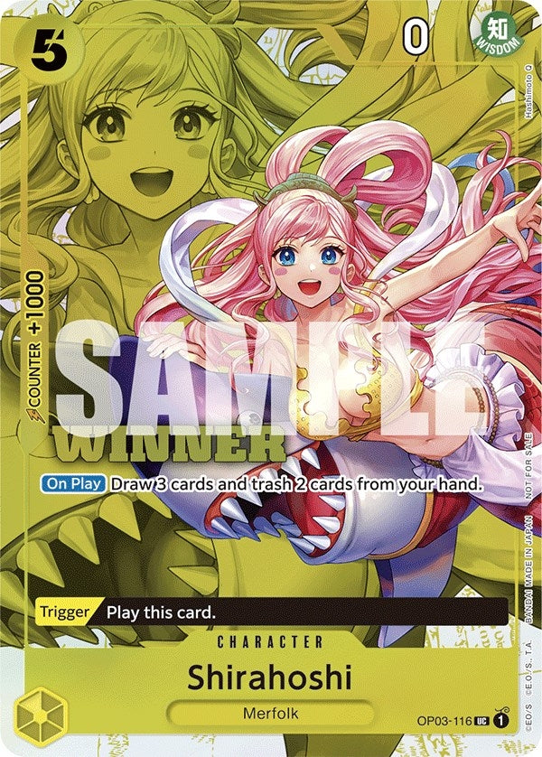 Shirahoshi (Winner Pack Vol. 6) (OP03-116) [OP-PR]