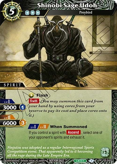 Shinobi Sage Udoh Tournament Pack Vol 4 (PR-040) [LEP]