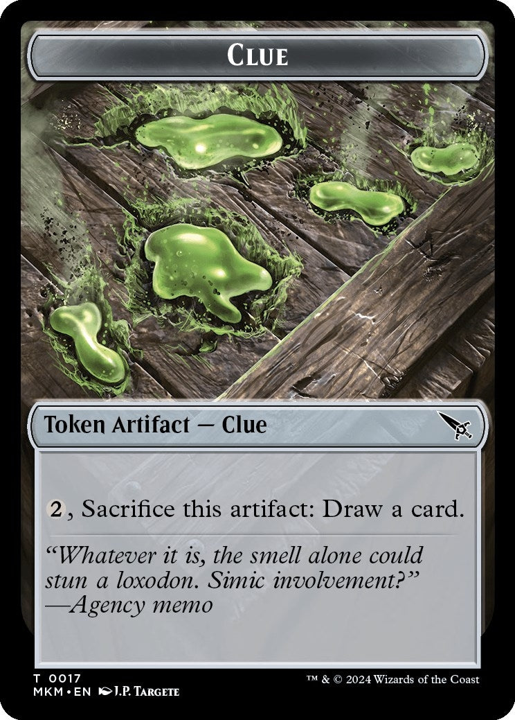 Clue 0017 A 0044 Double Sided Token (17 // 44) [MKM]