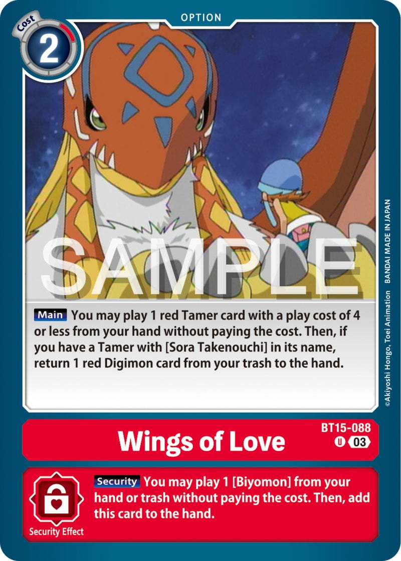 Image for Wings of love [Exceed Apocalypse]
