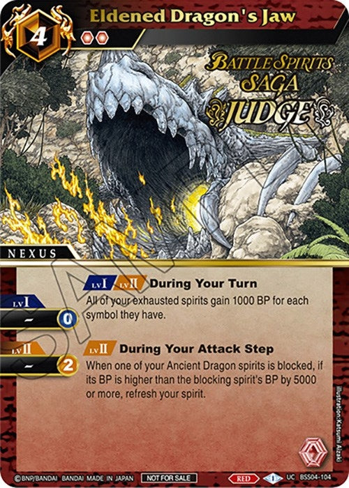 Eldened Dragons Jaw Judge Pack Vol 4 (BSS04-104) [LEP]