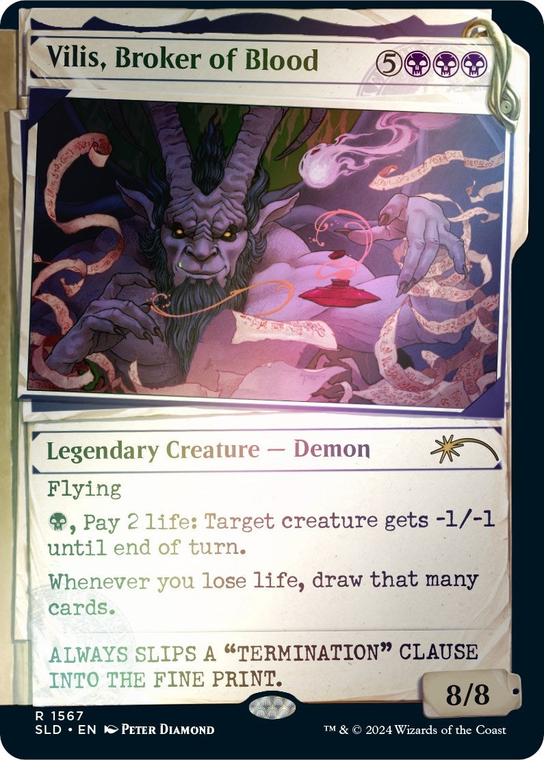 Vilis Broker of Blood Rainbow Foil (1567) [SLD]