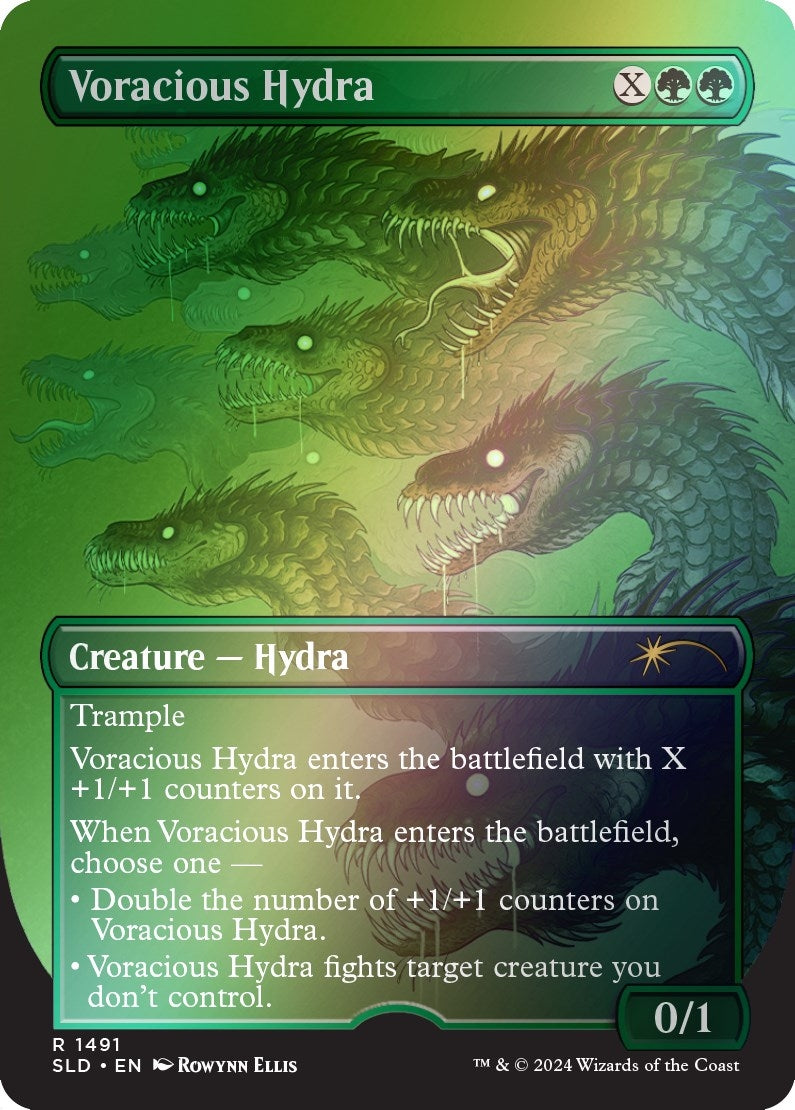 Voracious Hydra Rainbow Foil (1491) [SLD]