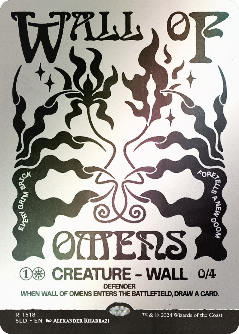 Wall of Omens Rainbow Foil (1518) [SLD]