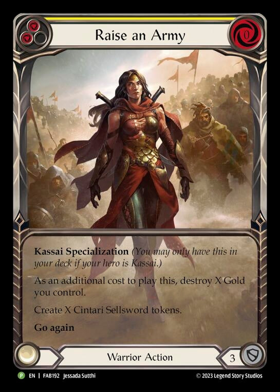 Image for Raise an Army - FAB192 [Flesh and Blood: Promo Cards]