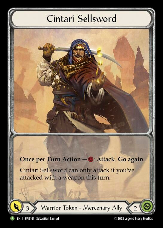 Image for Cintari Sellsword - FAB191 [Flesh and Blood: Promo Cards]