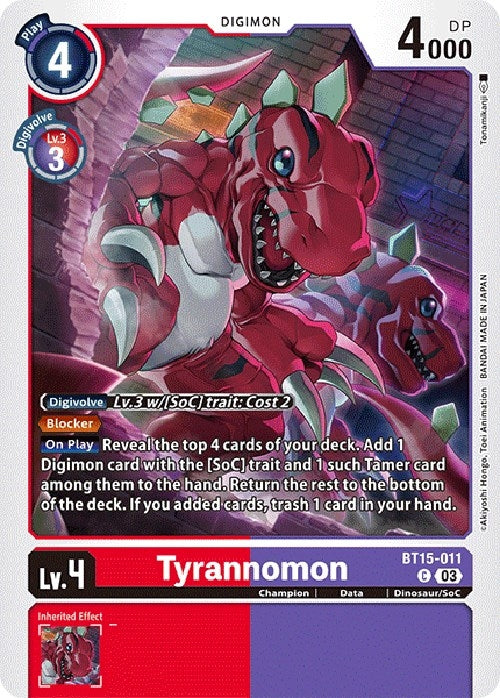 Image for Tyrannomon [Exceed Apocalypse]